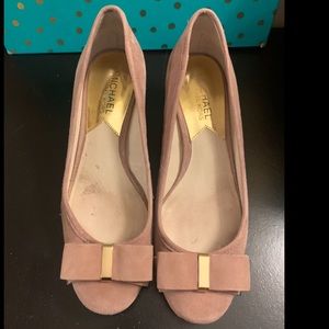 Light pink Michael Kors heels.